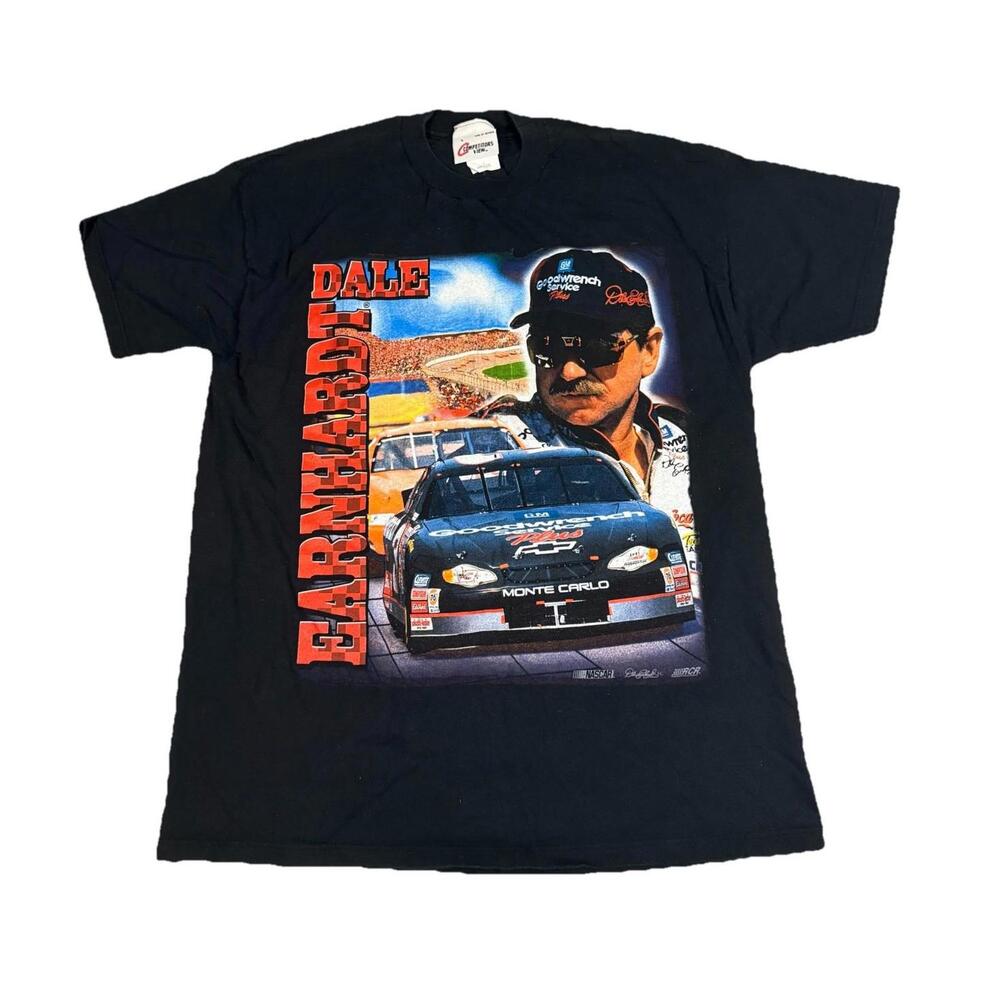 Vintage Dale Earnhardt Competitors View T Shirt Big Print Men’s Large